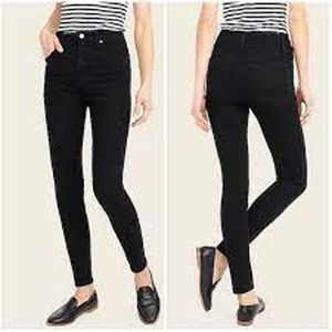 NWT J. Crew plus size 37 black curvy toothpick high rise skinny jeans stretchy